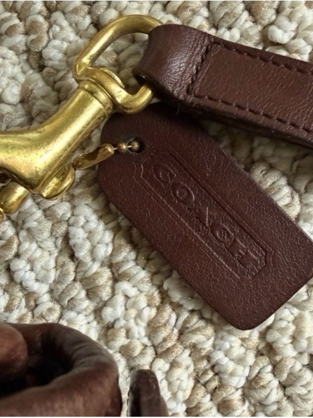 Coach Vintage Court Leather Bag D8U-9870 in Deep Brown - Picture 10 of 13
